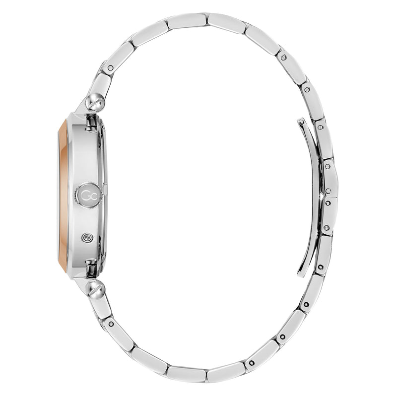 Gc Topchic White Round Quartz Women Watch Watch Gc