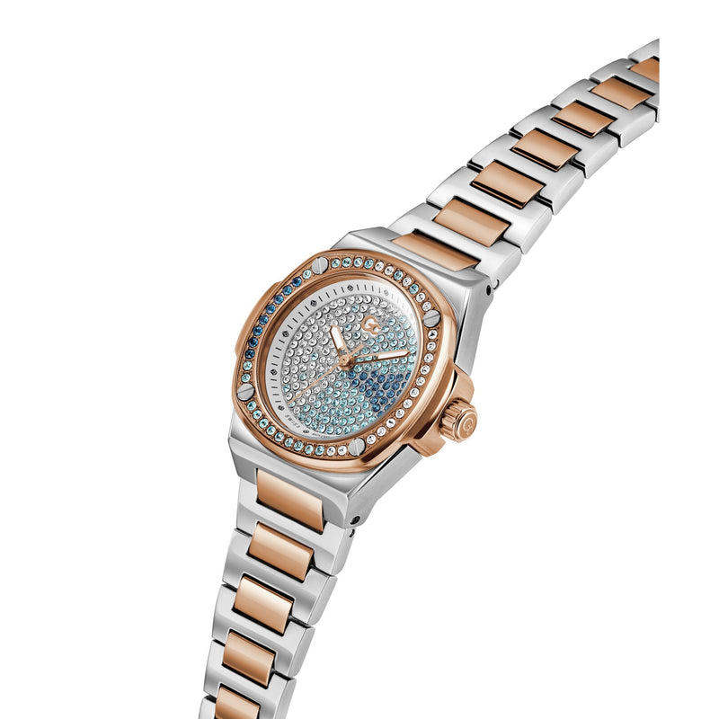 Gc Blue Square Quartz Women Watch Watch Gc