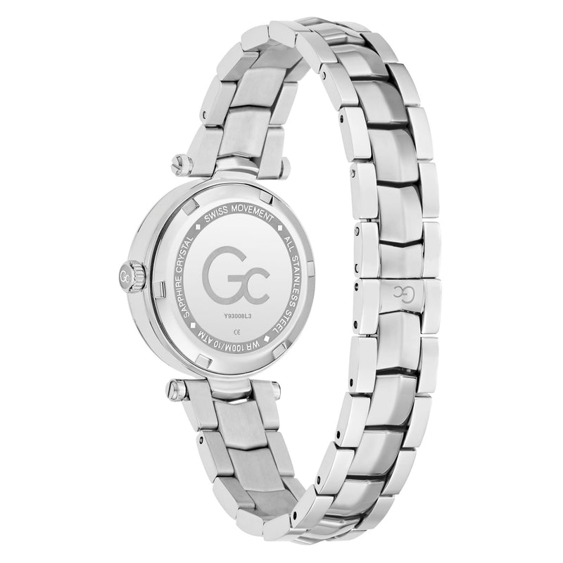 Gc Illusion Pink Round Quartz Women Watch Watch Gc