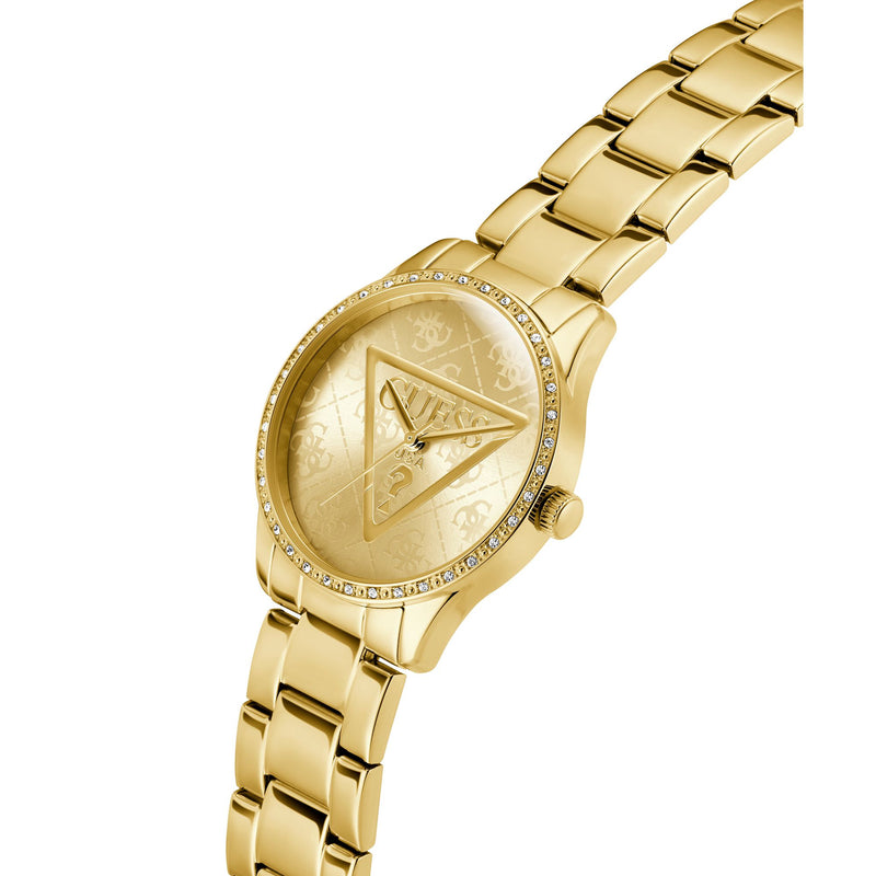 Guess Roxy Champagne Round Quartz Women Watch Watch Guess