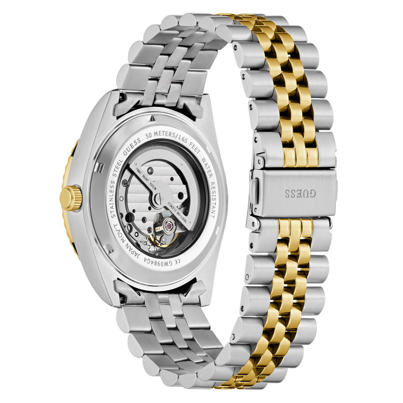 Guess Connoisseur Green Round Mechanical Automatic Men Watch Watch Guess