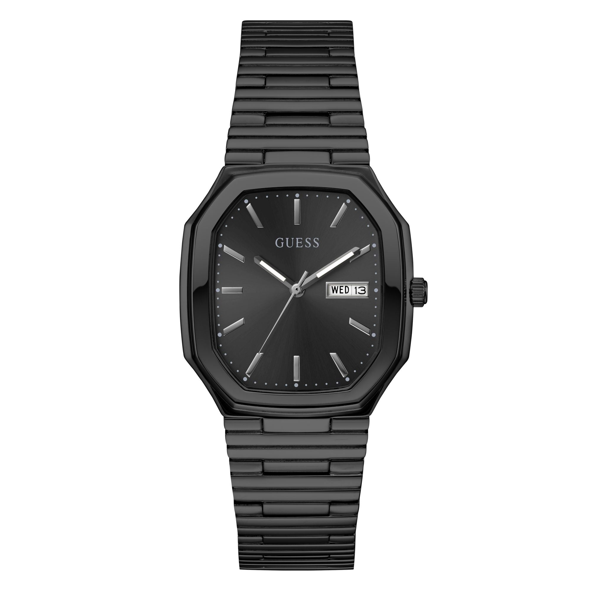 Guess Oliver Black Rectangle Quartz Men Watch