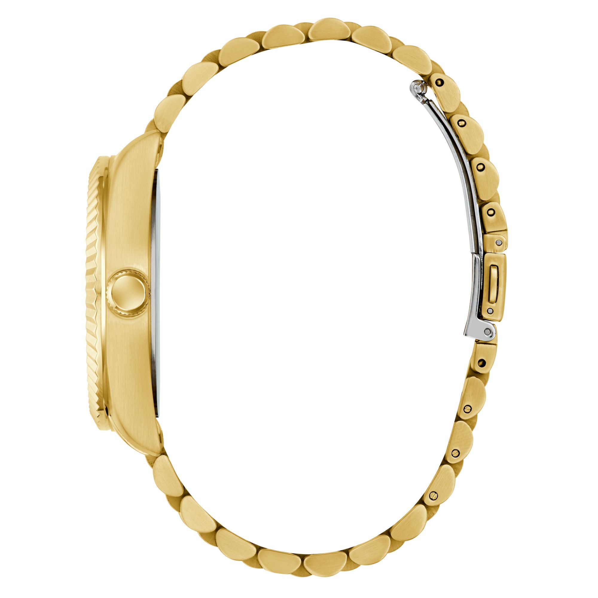 Guess Jaden Champagne Round Quartz Men Watch Watch Guess