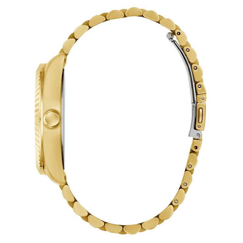 Guess Jaden Champagne Round Quartz Men Watch Watch Guess