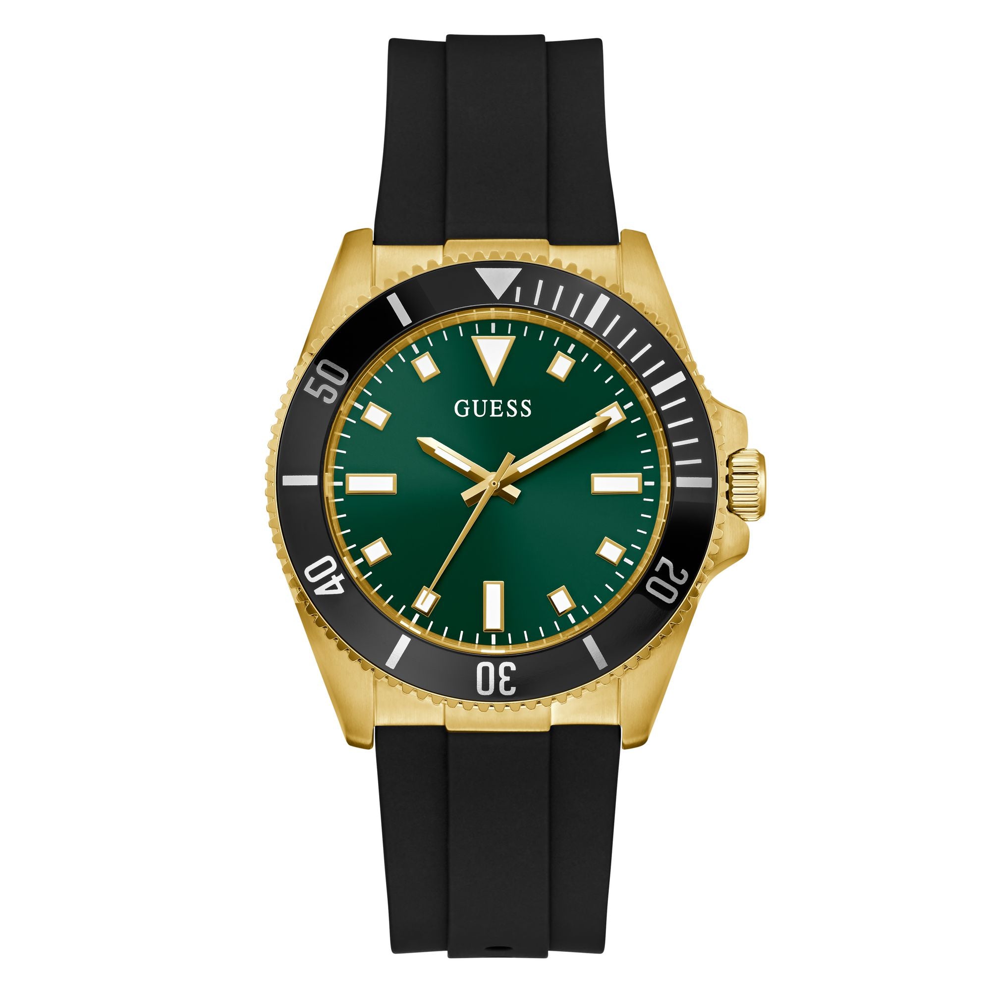 Guess Cliff Green Round Quartz Men Watch