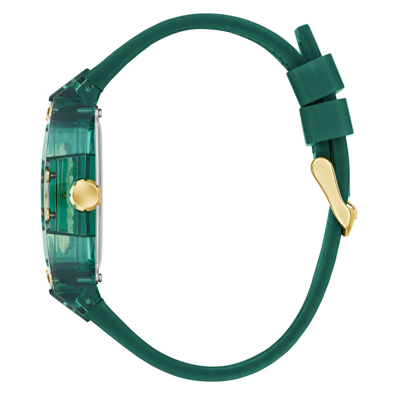Guess Phoenix Green Rectangle Quartz Men Watch Watch Guess