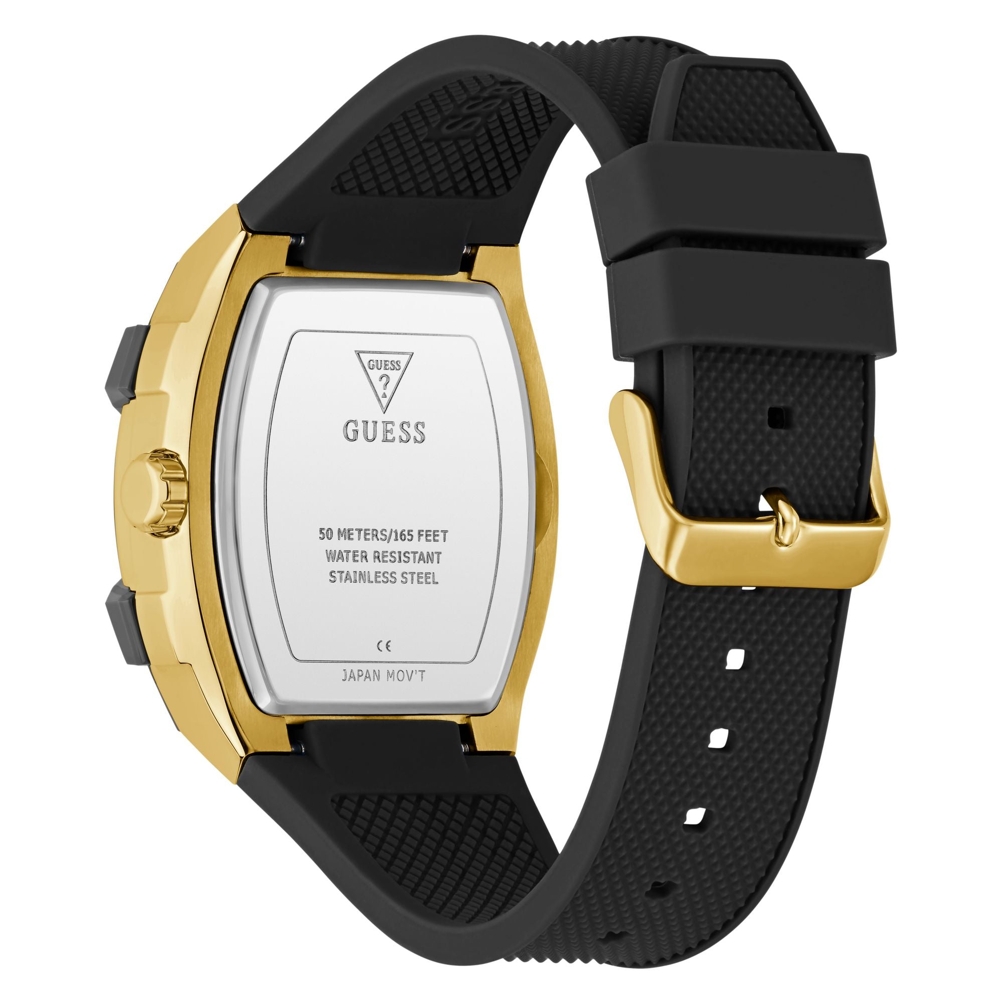 Guess Phoenix Black Rectangle Quartz Men Watch Watch Guess