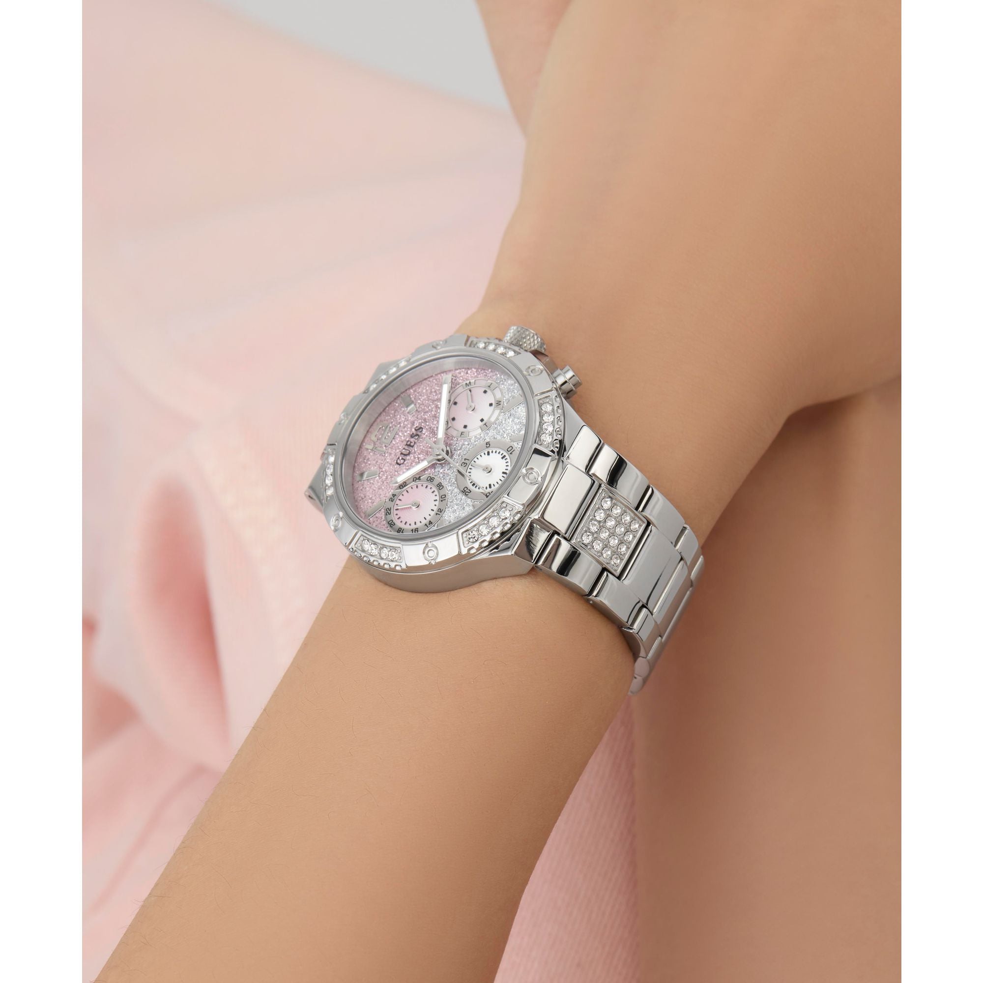 Guess Harlow Light Brown Round Quartz Women Watch
