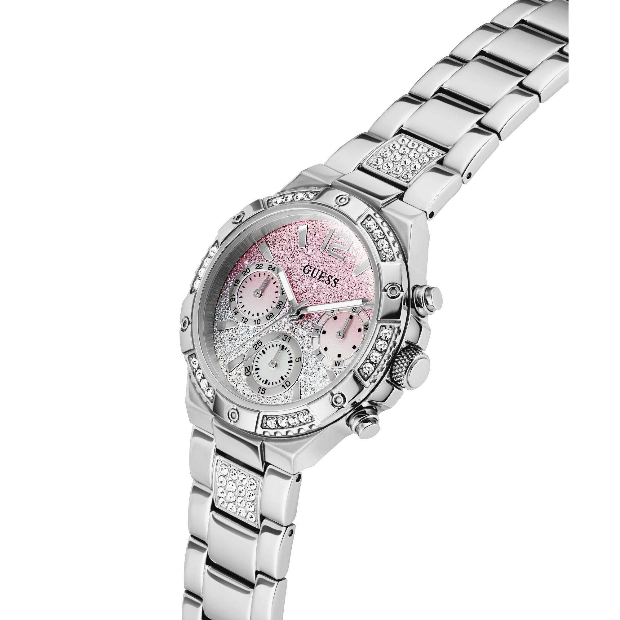 Guess Harlow Light Brown Round Quartz Women Watch Watch Guess