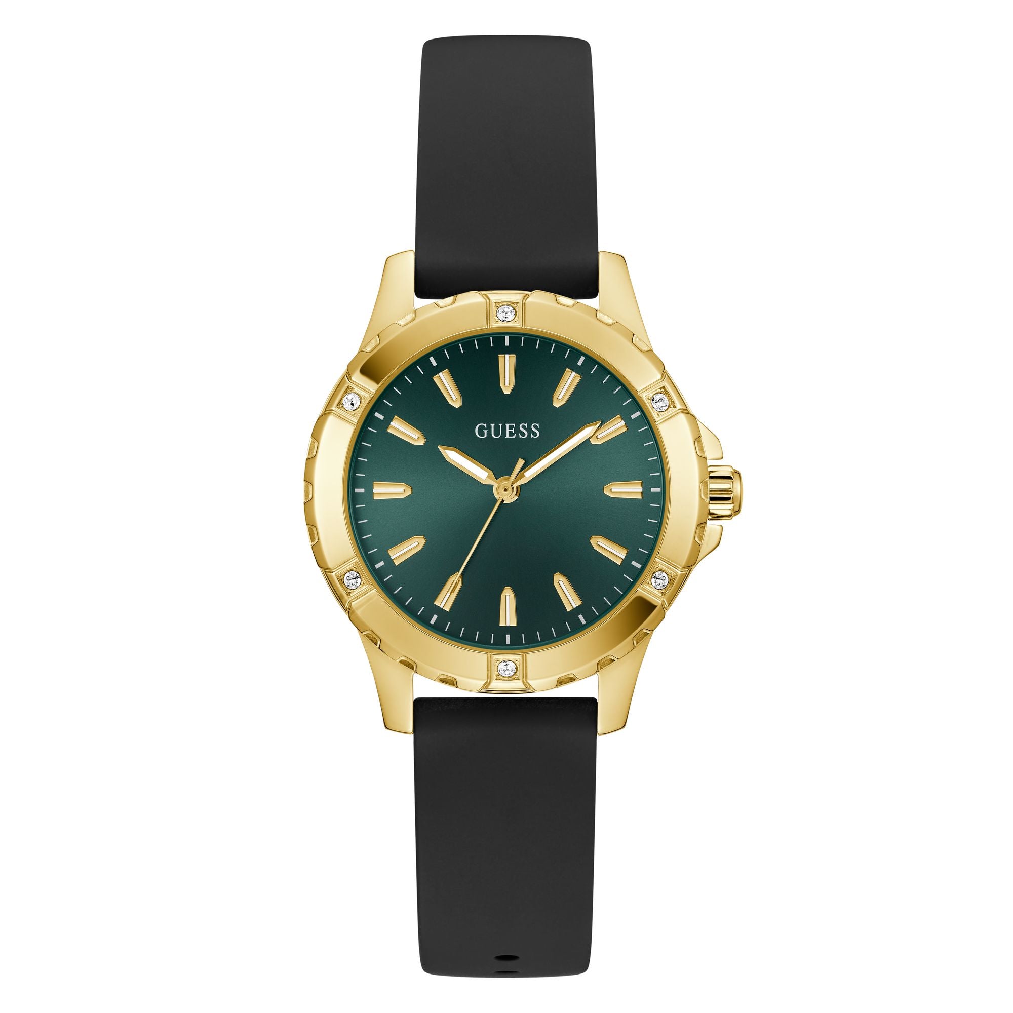 Guess Mist Green Round Quartz Women Watch Watch Guess