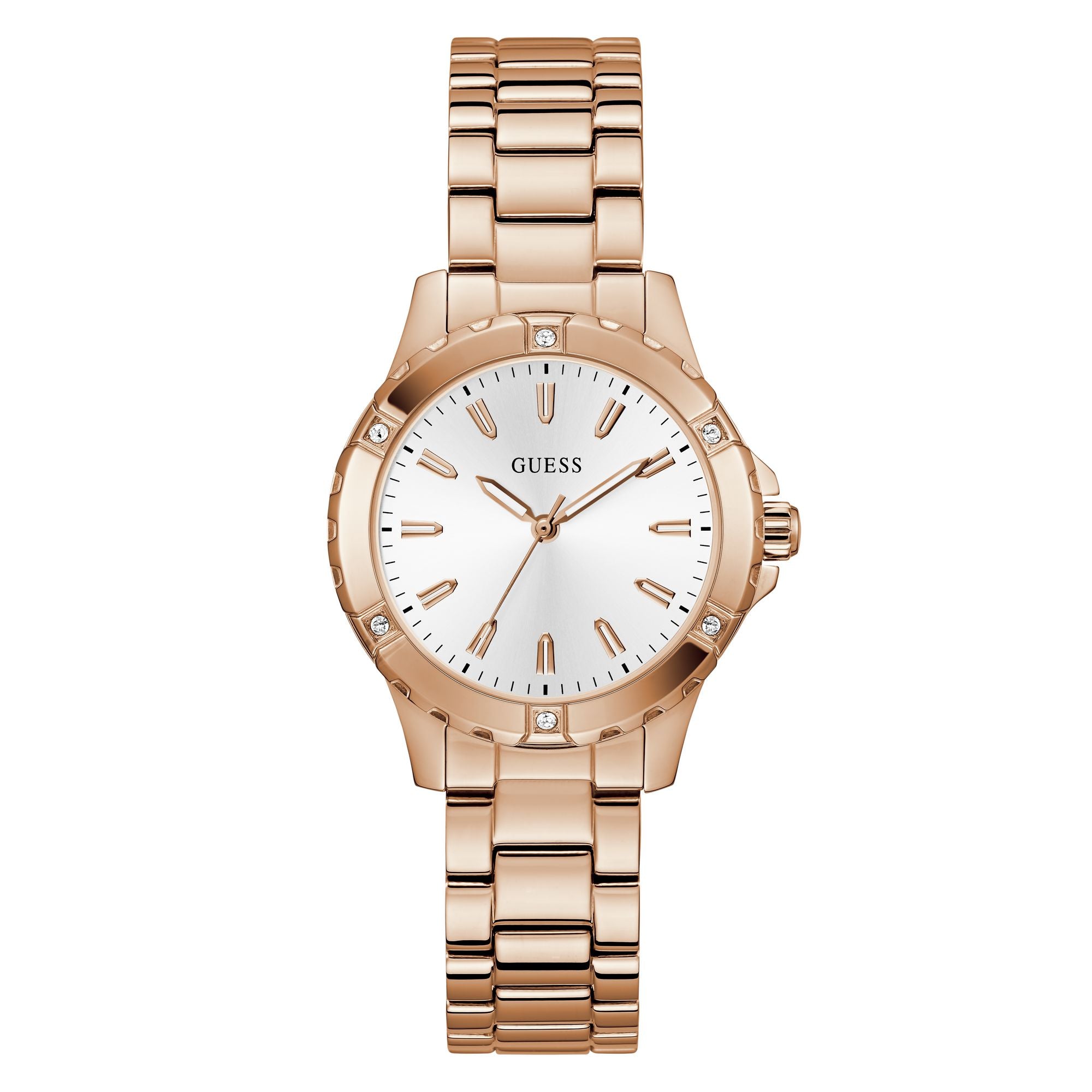Guess Mist White Round Quartz Women Watch Watch Guess