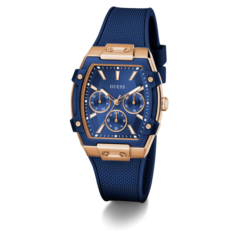 Guess Phoenix Blue Rectangle Quartz Women Watch Watch Guess