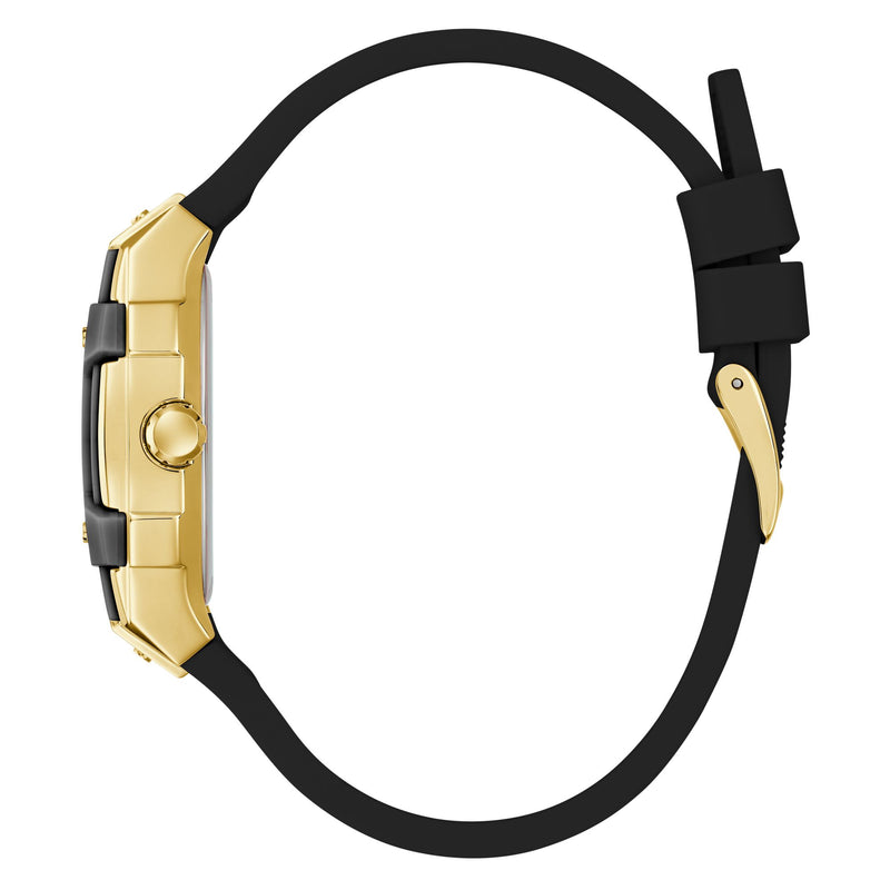 Guess Phoenix Champagne Rectangle Quartz Women Watch Watch Guess
