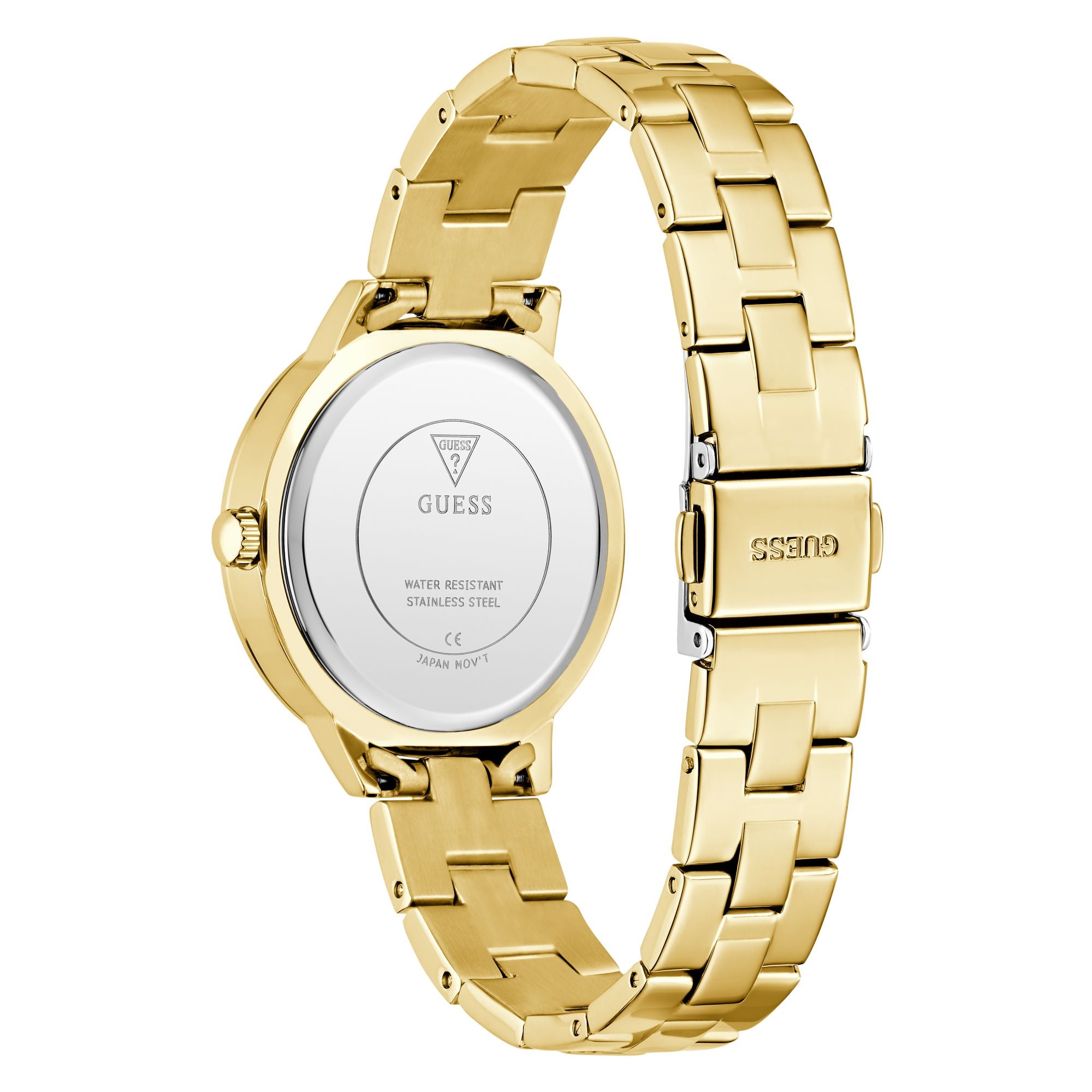 Guess G Lace Champagne Round Quartz Women Watch