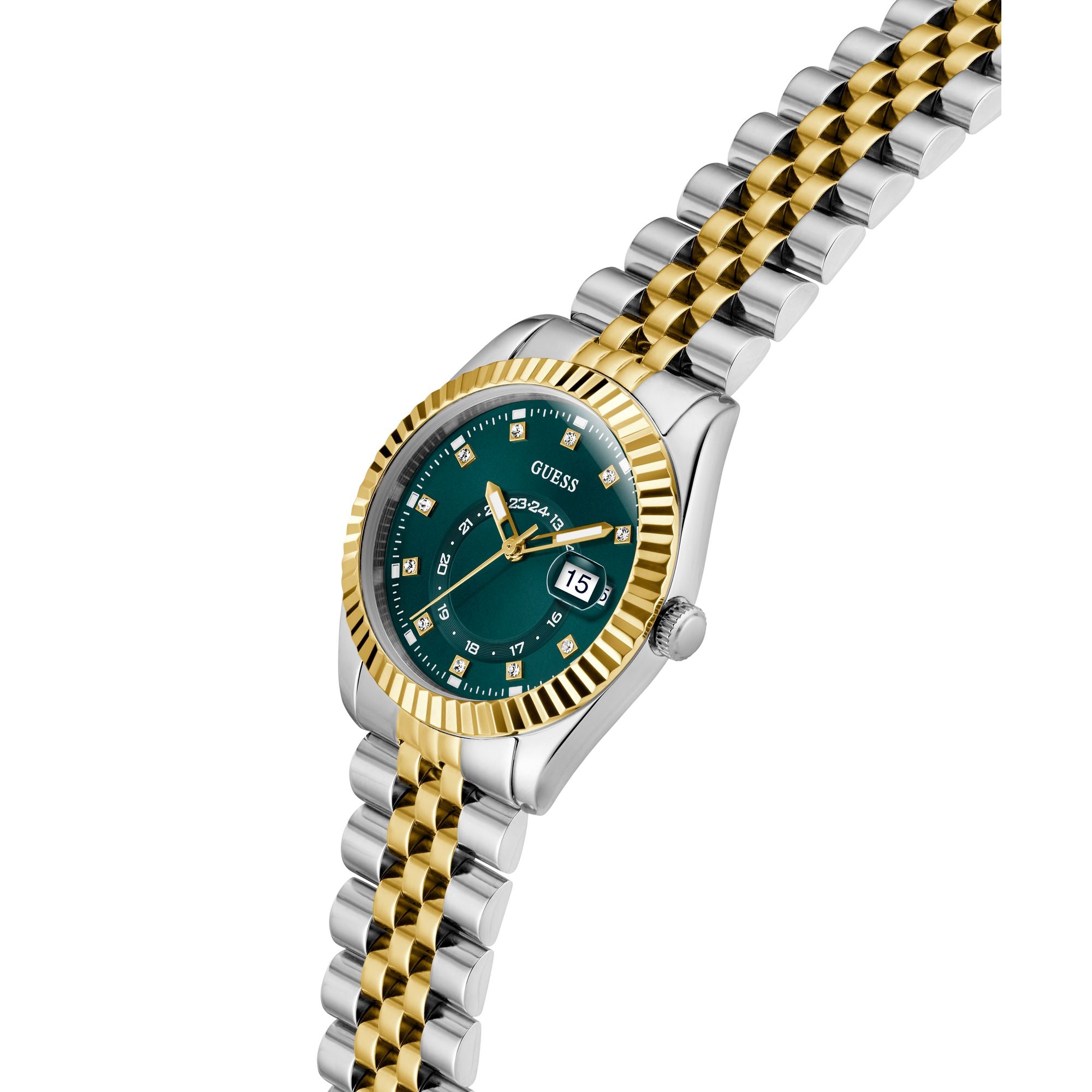 Guess Jada Green Round Quartz Women Watch Watch Guess