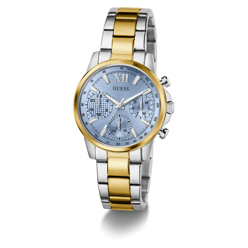 Guess Bailey Ice Blue Round Quartz Women Watch Watch Guess