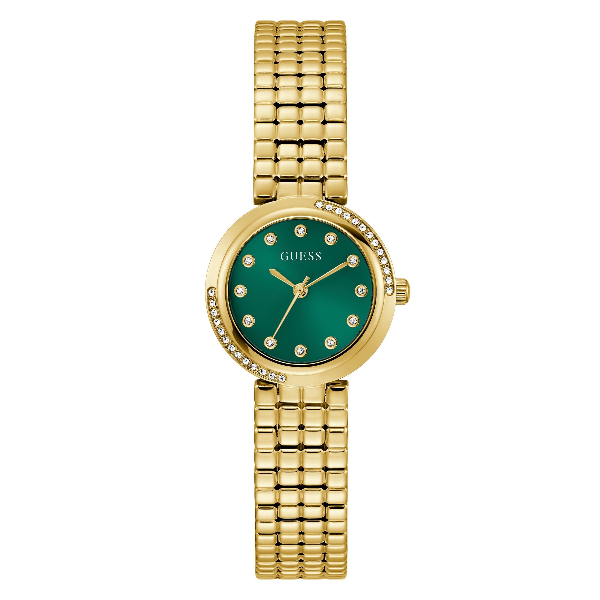 Guess Clara Green Round Quartz Women Watch