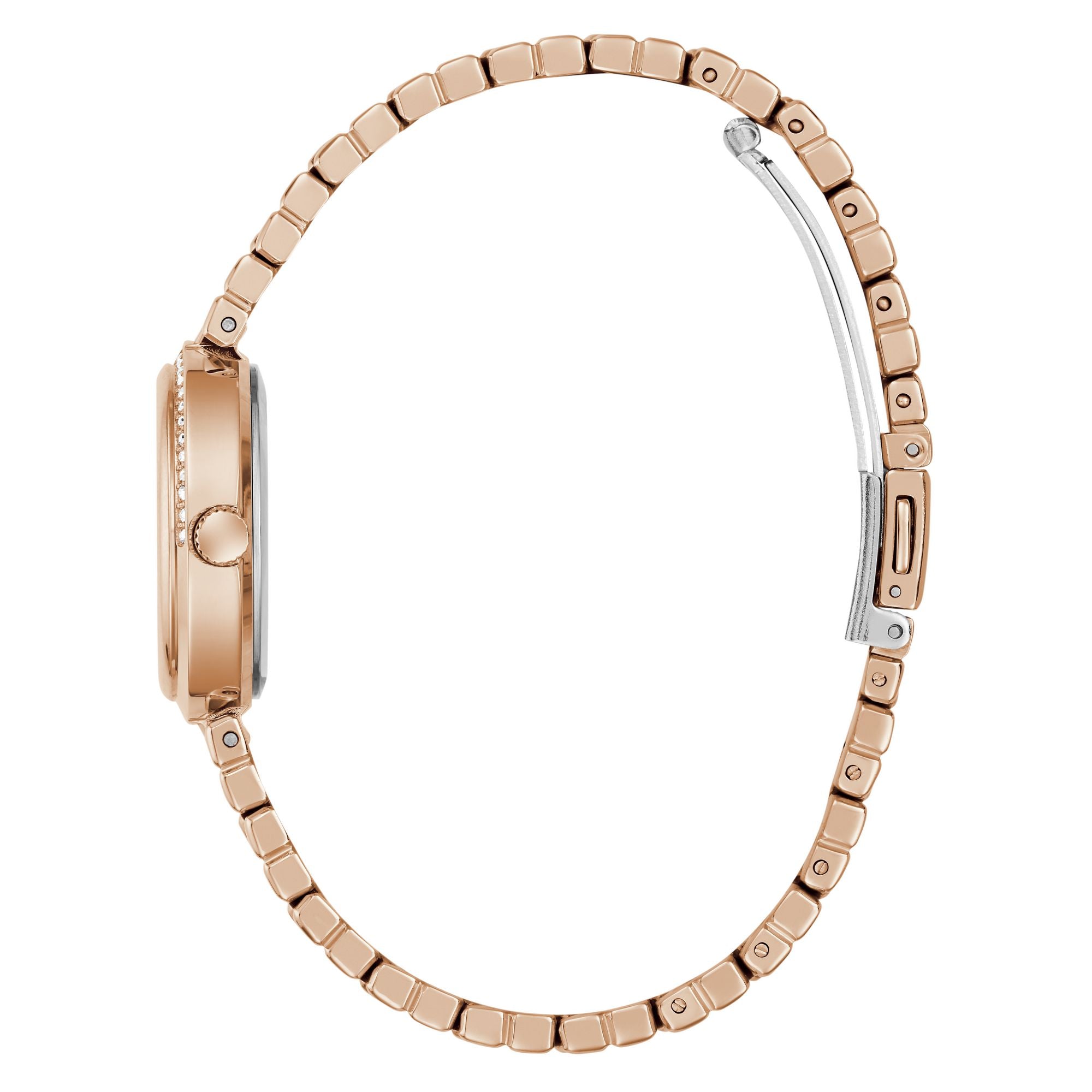 Guess Clara White Round Quartz Women Watch