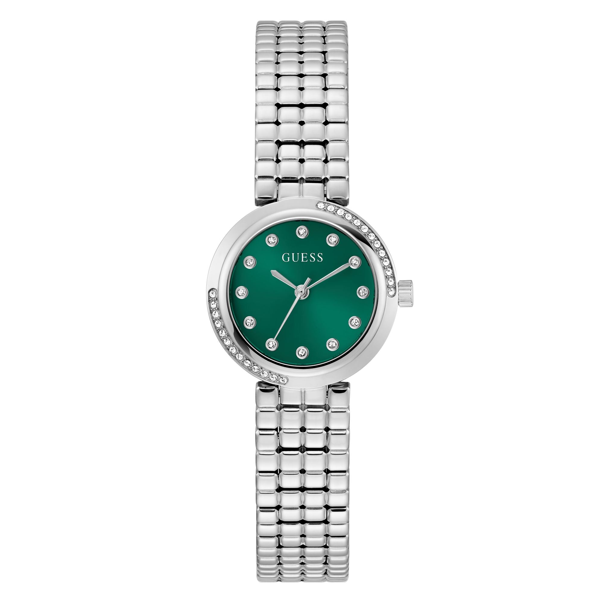 Guess Clara Green Round Quartz Women Watch