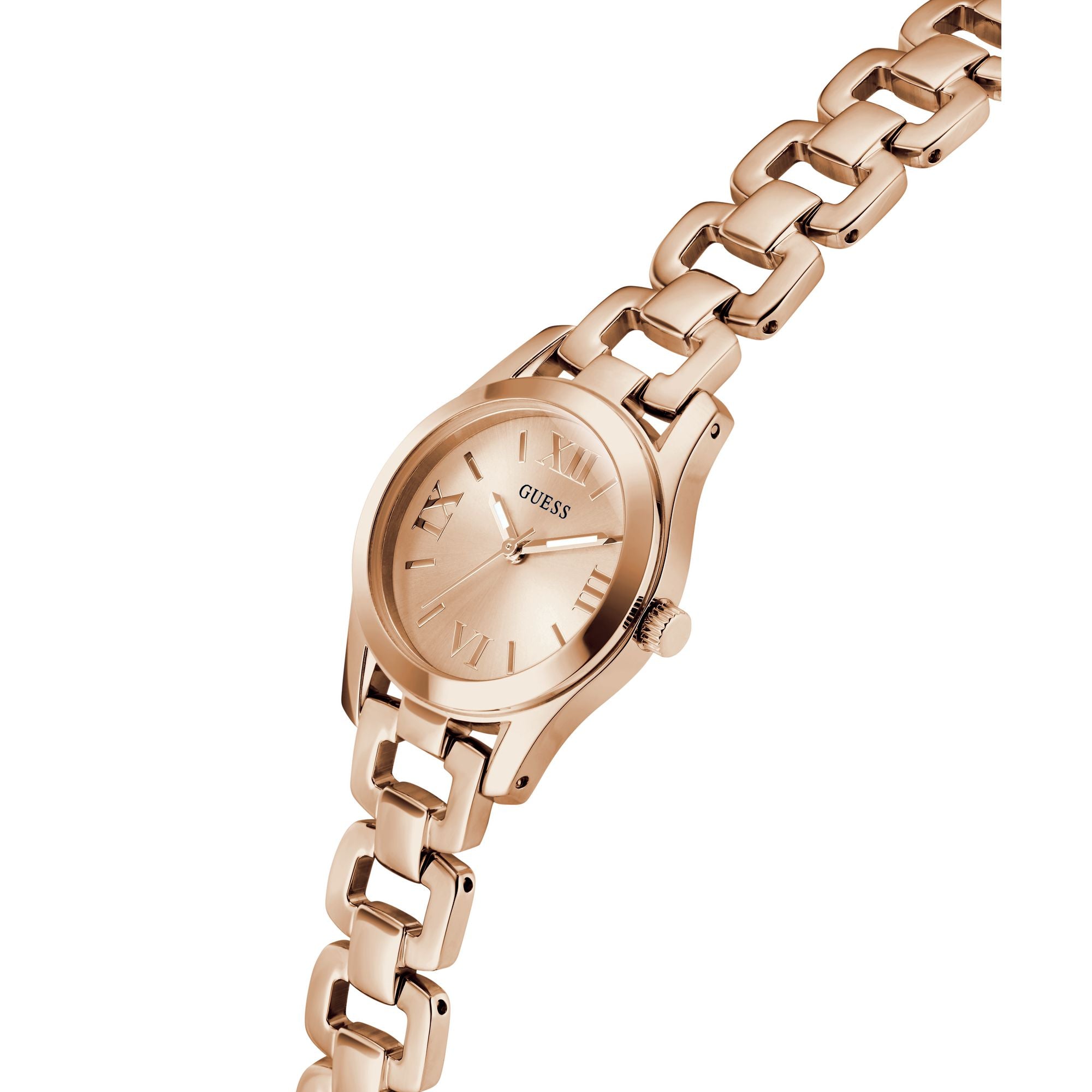 Guess Veda Rose Gold Round Quartz Women Watch Watch Guess