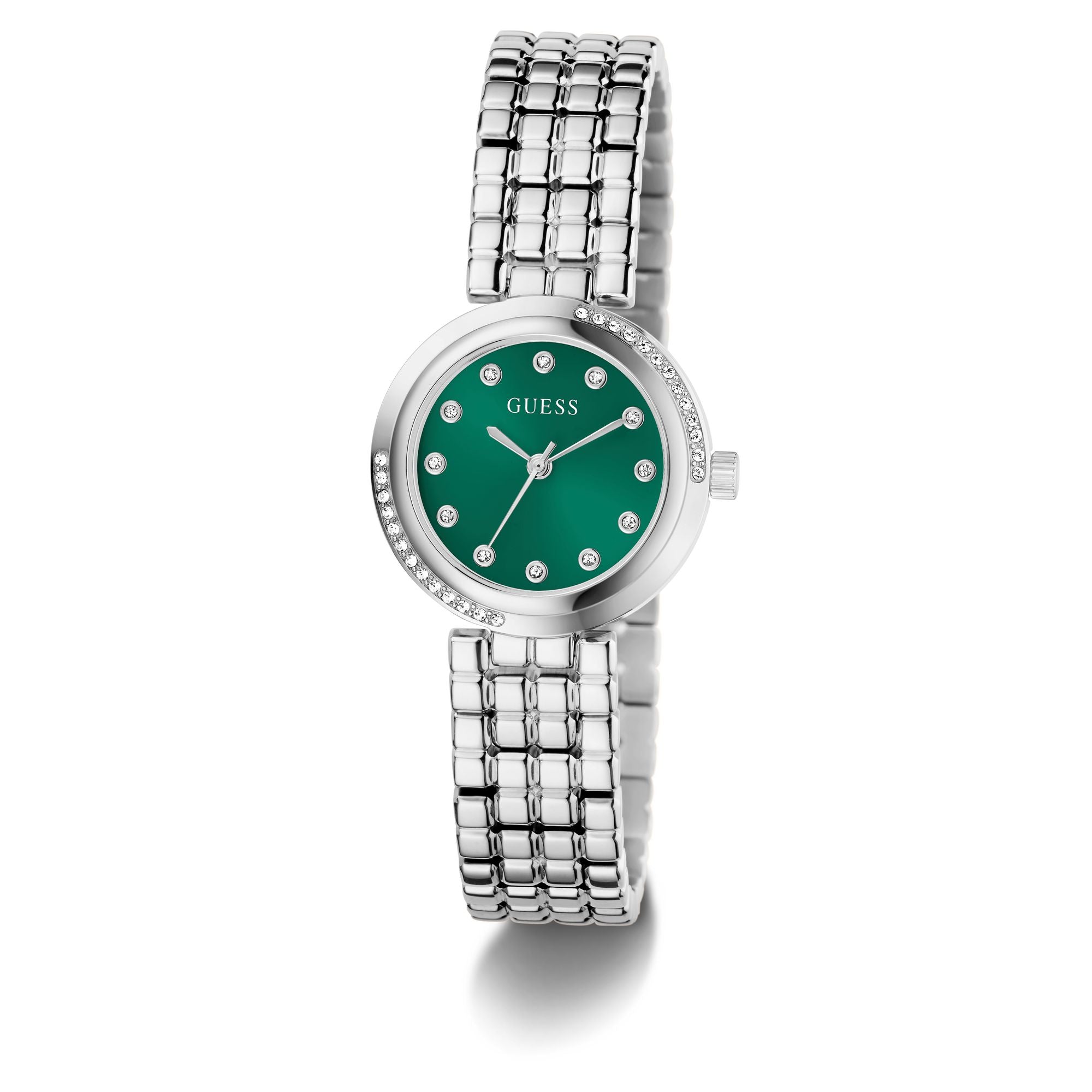 Guess Clara Green Round Quartz Women Watch Watch Guess