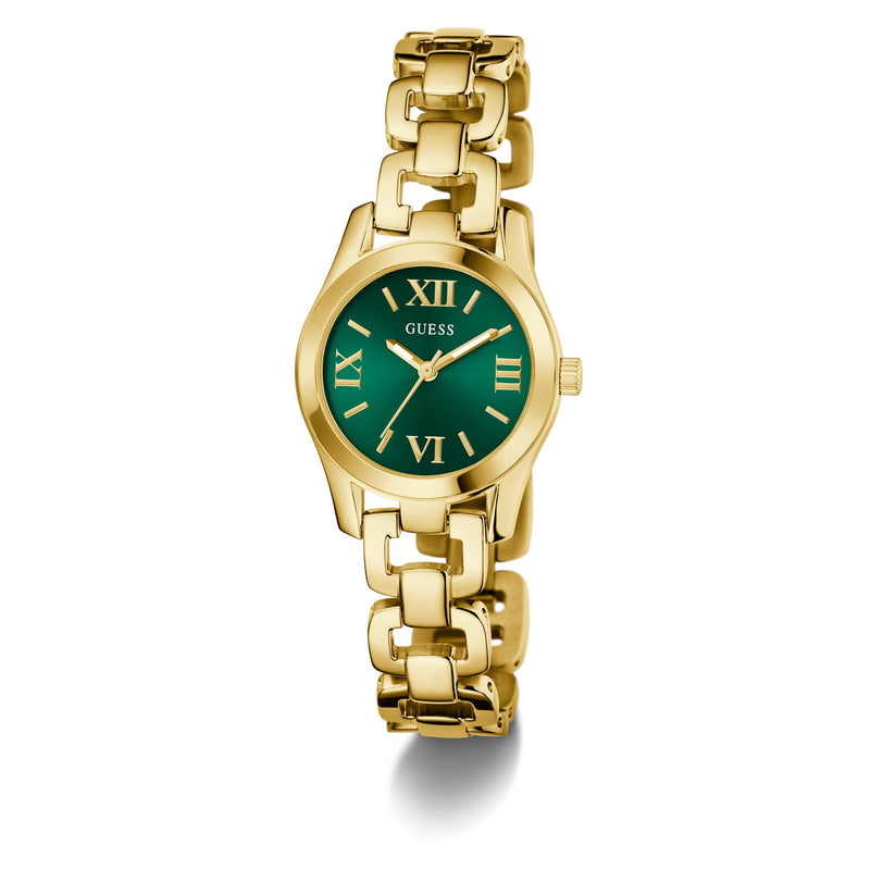 Guess Veda Green Round Quartz Women Watch Watch Guess