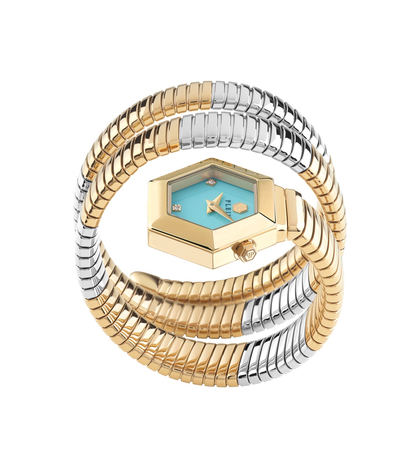 Philipp plein Zaa-Snake Exagon Turquoise Hexagon Quartz Women Watch