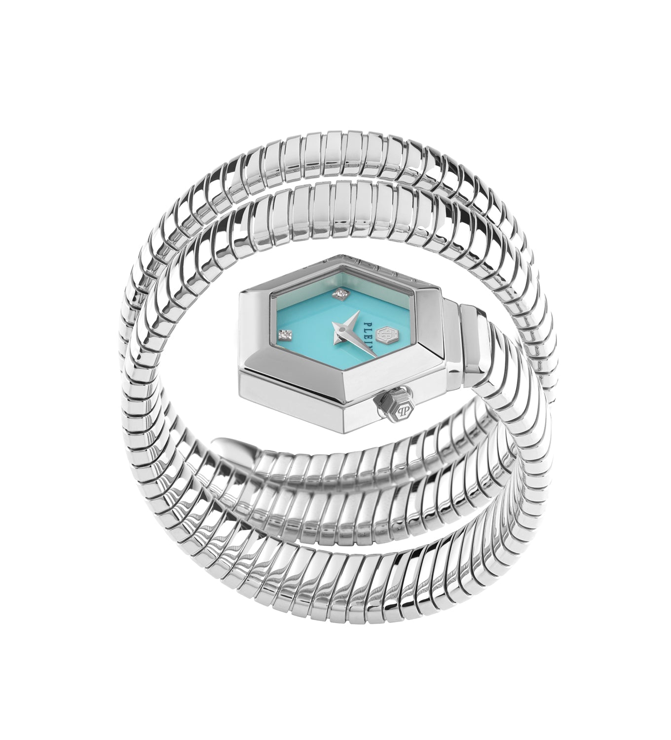 Philipp plein Zaa-Snake Exagon Turquoise Hexagon Quartz Women Watch