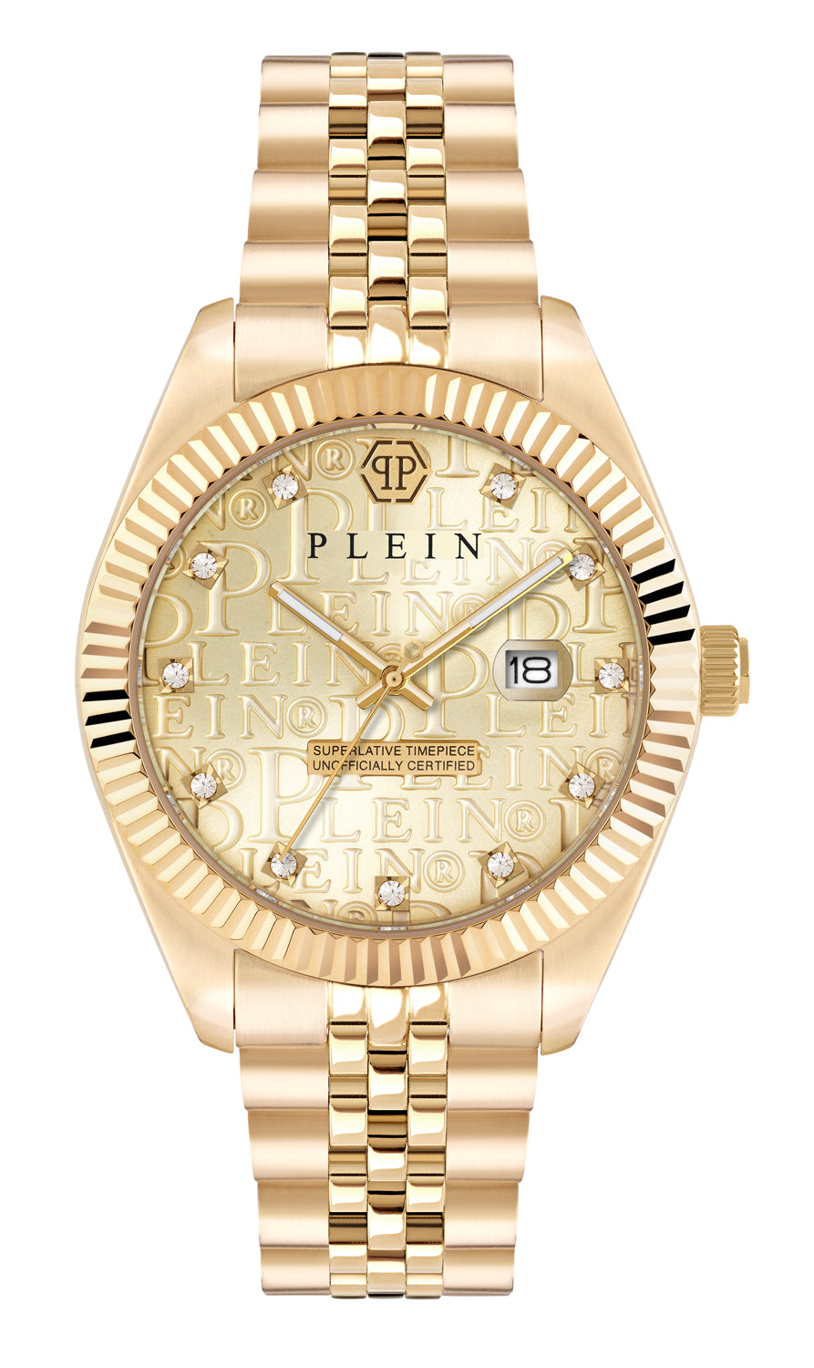 Philipp plein Mfa-New Date Superlative Champagne Round Quartz Men Watch Watch Philipp Plein