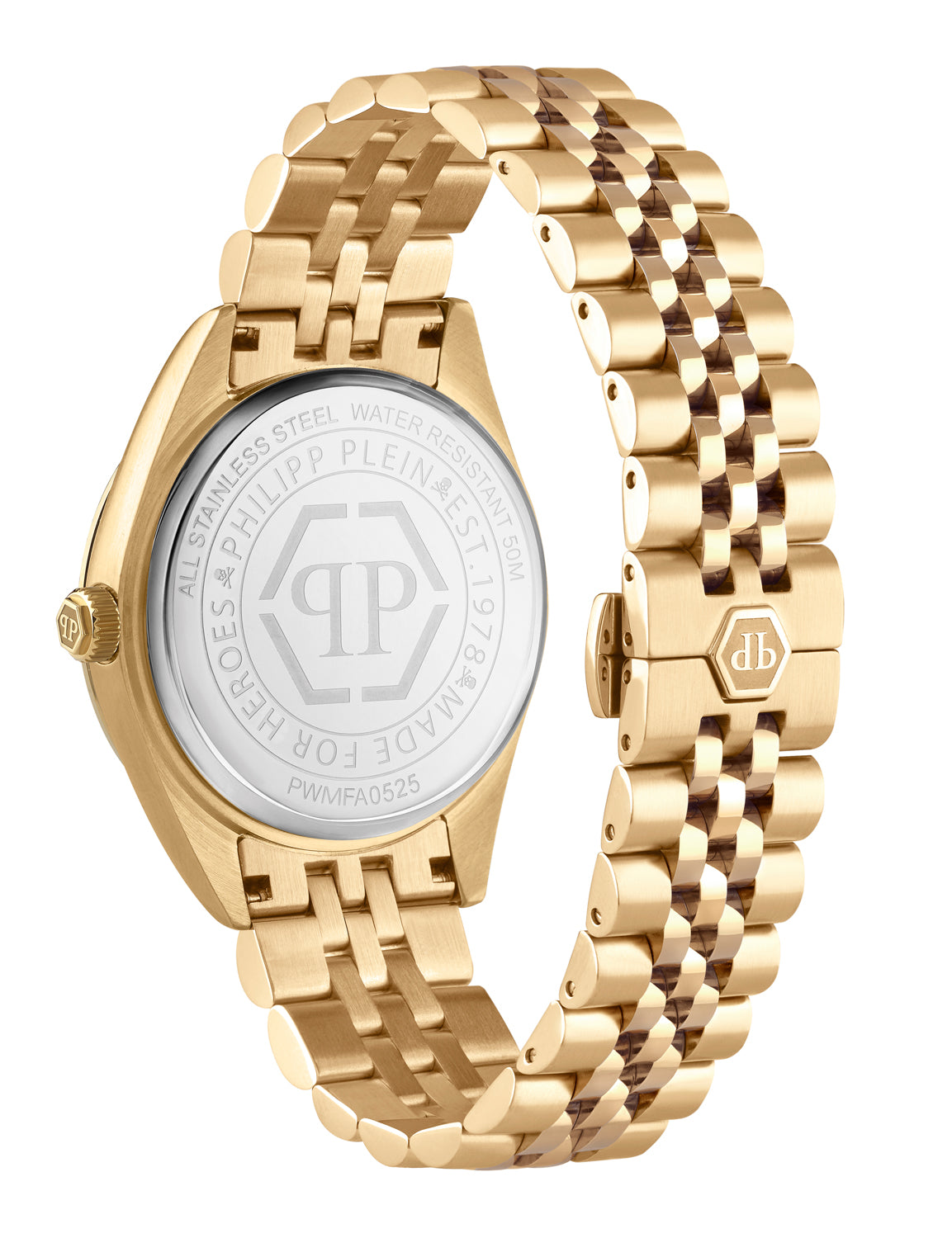 Philipp plein Mfa-New Date Superlative Champagne Round Quartz Men Watch Watch Philipp Plein