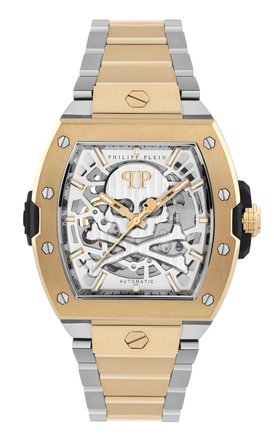 Philipp plein Jfa-The Skeleton Restyle Silver Tonneau Automatic Men Watch