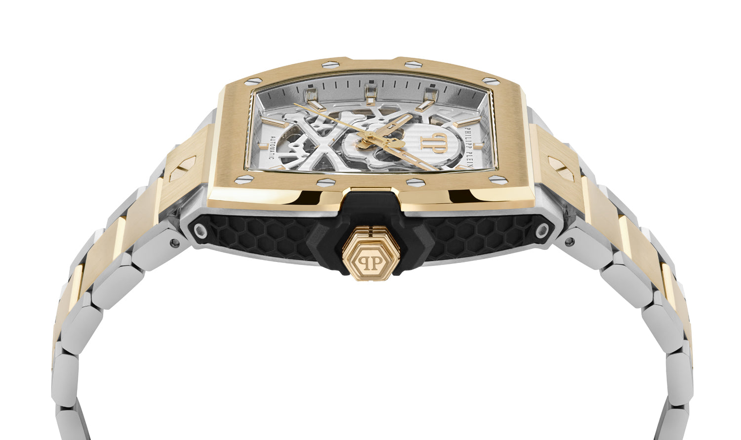 Philipp plein Jfa-The Skeleton Restyle Silver Tonneau Automatic Men Watch