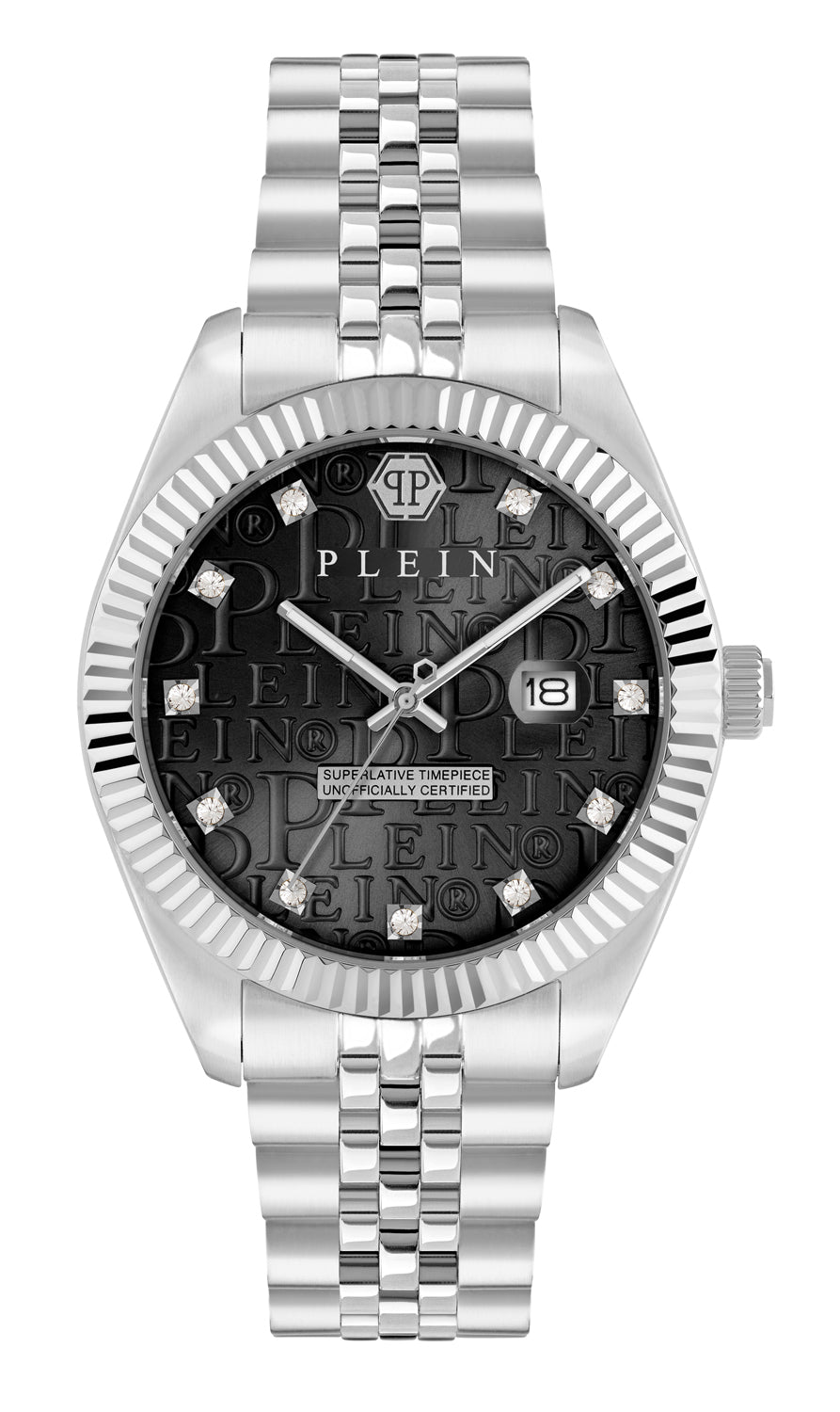 Philipp plein Mfa-New Date Superlative Black Round Quartz Men Watch