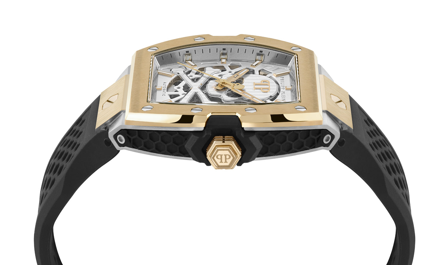 Philipp plein Jfa-The Skeleton Restyle Silver Tonneau Automatic Men Watch