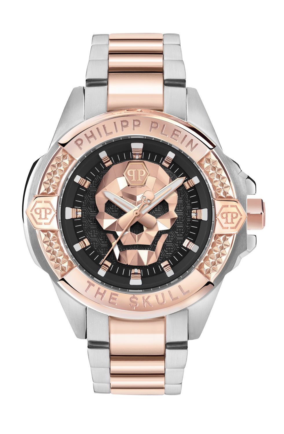 Philipp plein Aaa - The Skull Brown Round Quartz Men Watch Watch Philipp Plein