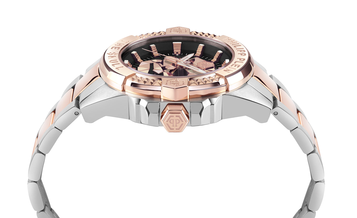 Philipp plein Aaa - The Skull Brown Round Quartz Men Watch