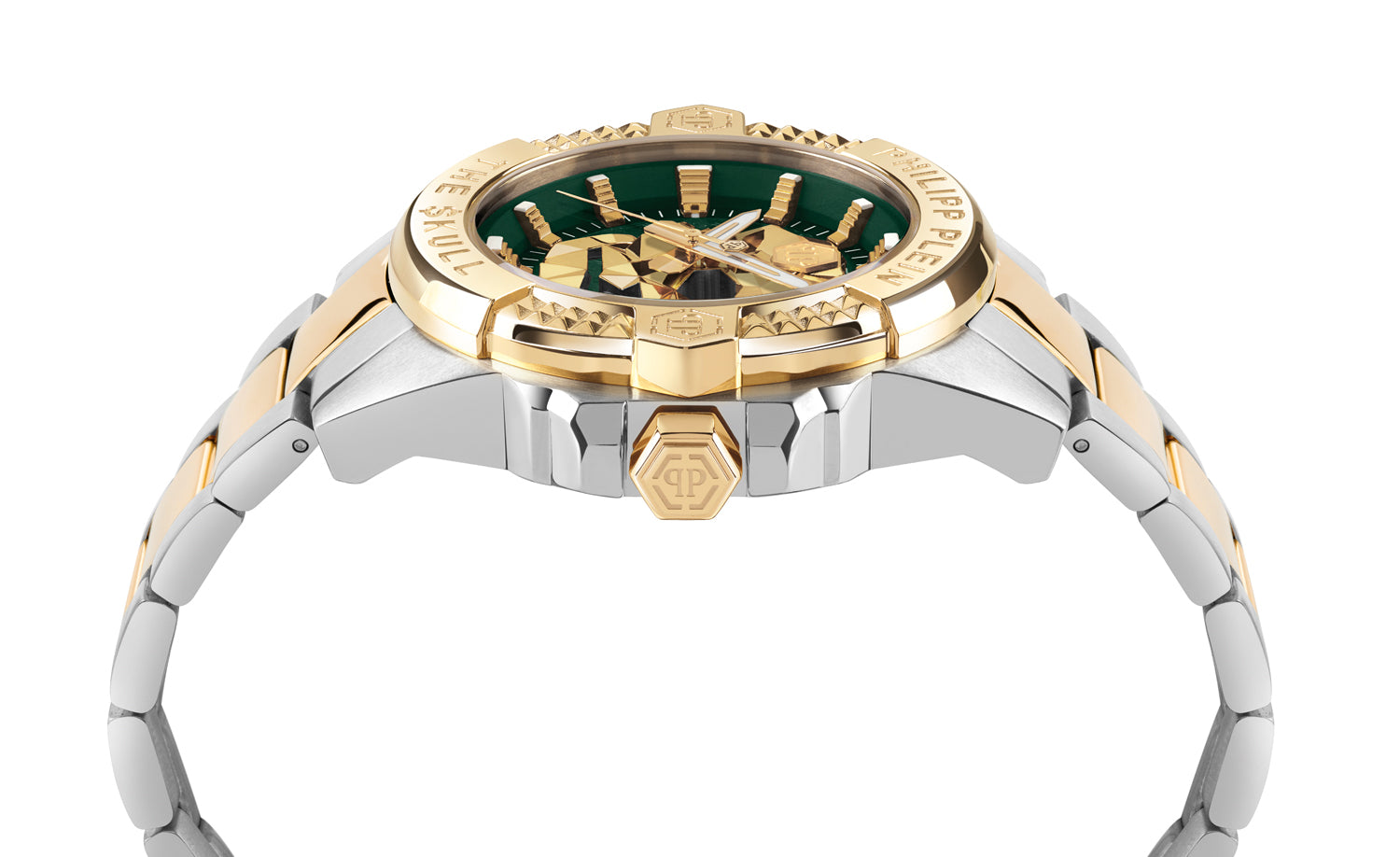Philipp plein Aaa - The Skull Green Round Quartz Men Watch