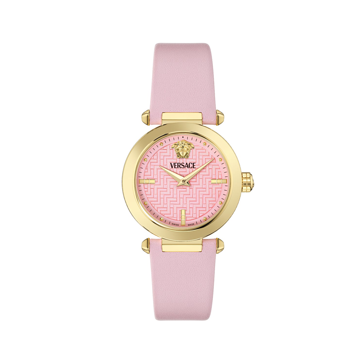 Versace Versace Greek Pink Asymmetrical Quartz Women Watch