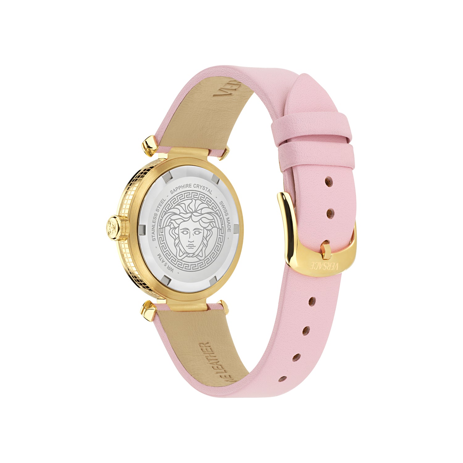Versace Versace Greek Pink Asymmetrical Quartz Women Watch