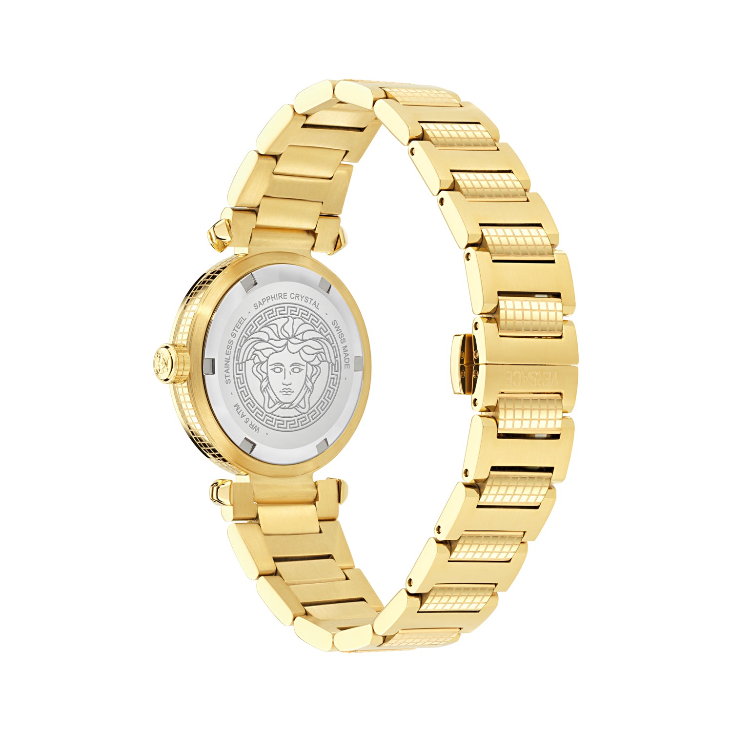 Versace Greek Black Asymmetrical Quartz Women Watch Watch Versace