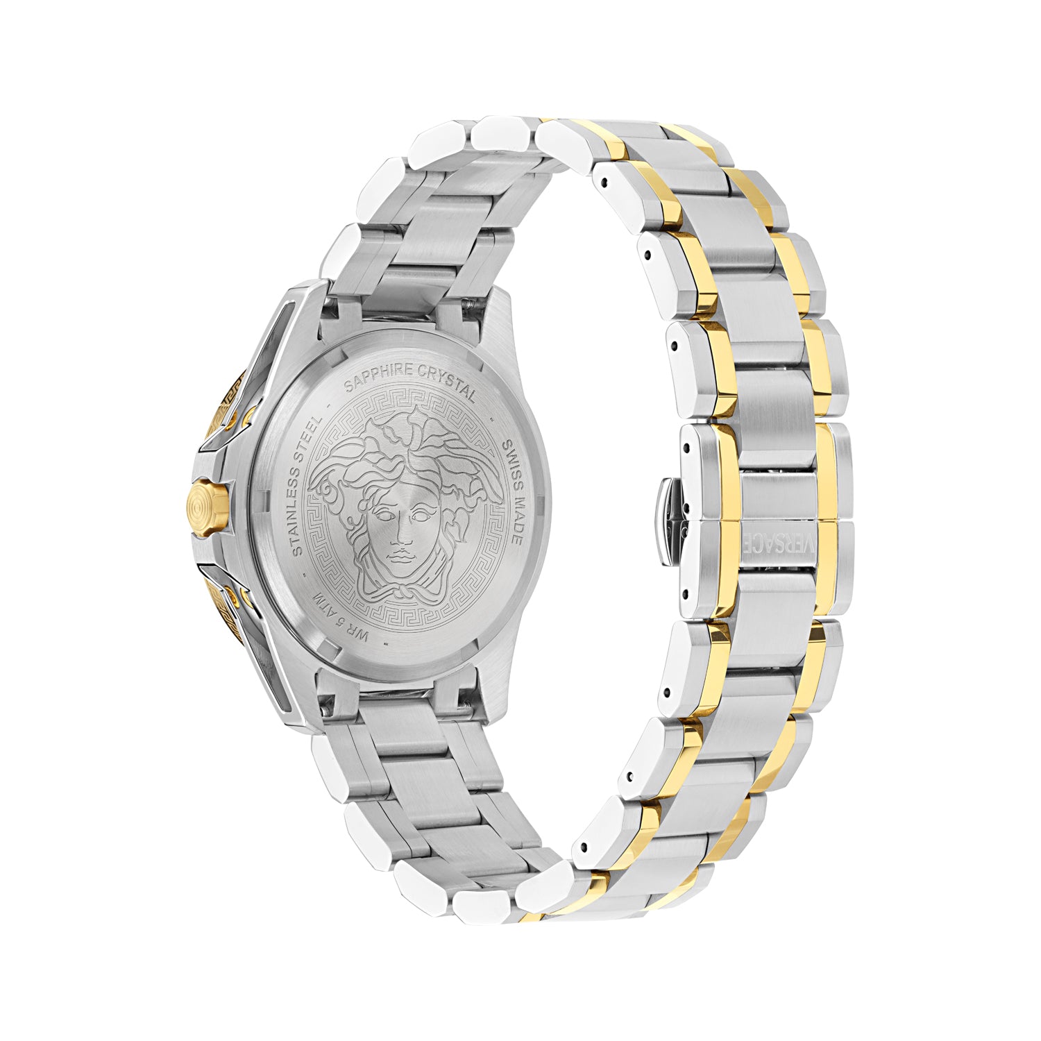 Versace Galaxy Moonph Green Round Quartz Men Watch