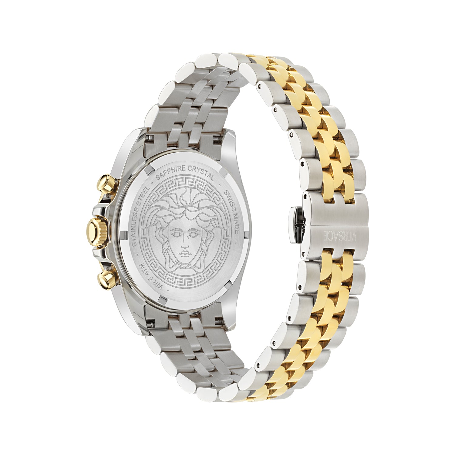 Versace Greca Wave Green Round Quartz Men Watch Watch Versace