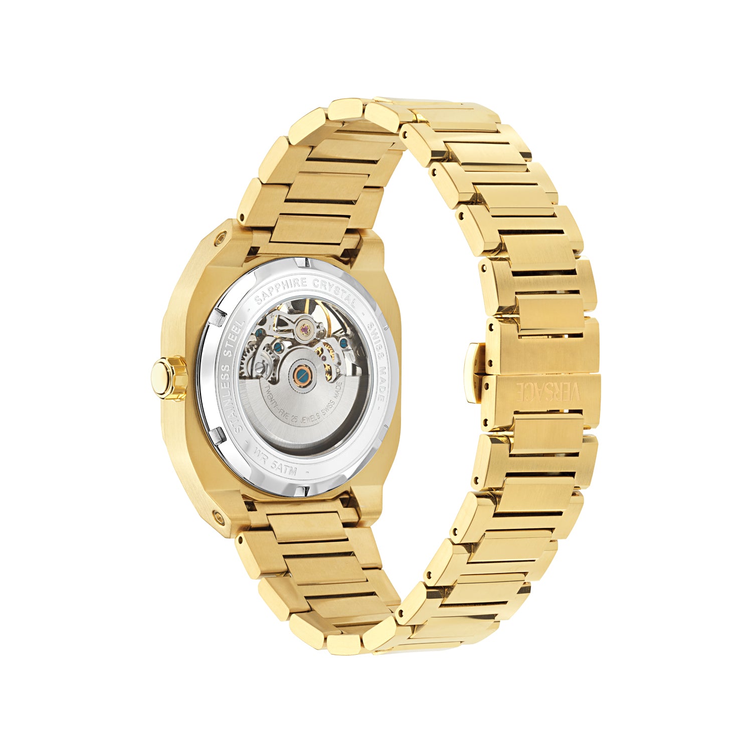 Versace V-Contempo Gmt Black Asymmetrical Quartz Men Watch Watch Versace