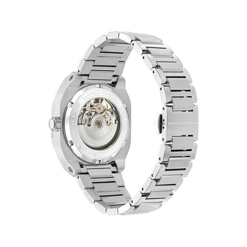 Versace V-Contempo Gmt Blue Asymmetrical Quartz Men Watch Watch Versace