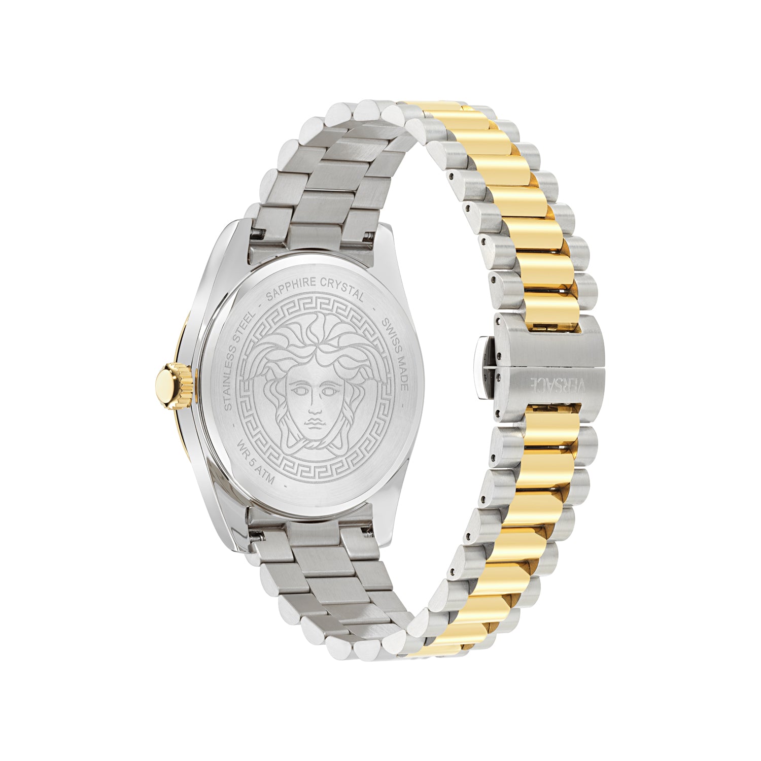 Versace Millenium G Black Round Quartz Men Watch Watch Versace