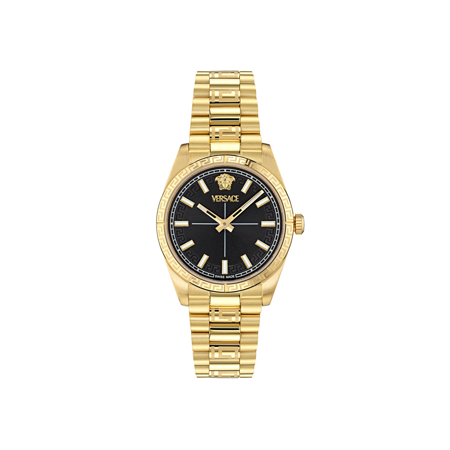 Versace Millenium L. Black Round Quartz Men Watch