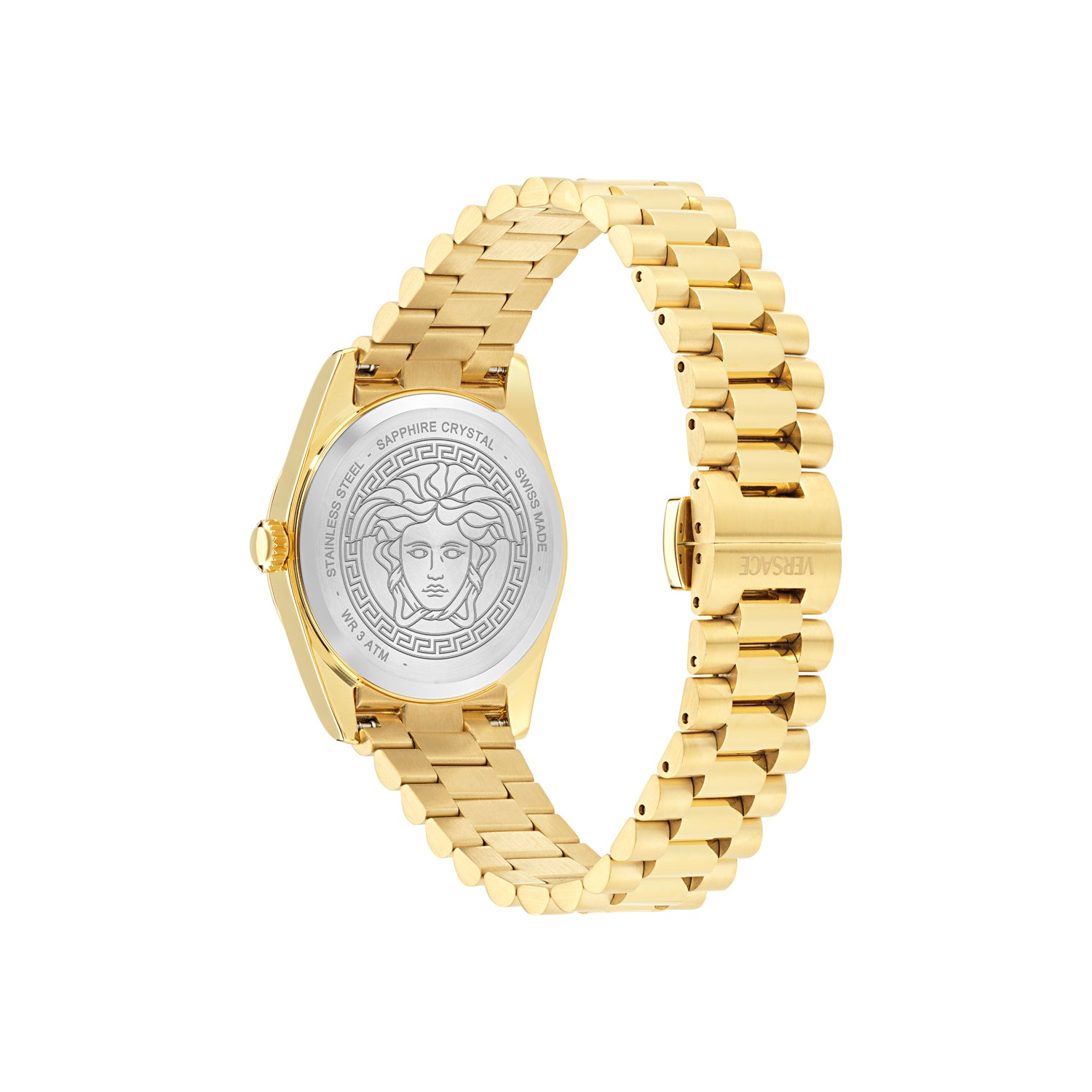 Versace Millenium L. Black Round Quartz Men Watch