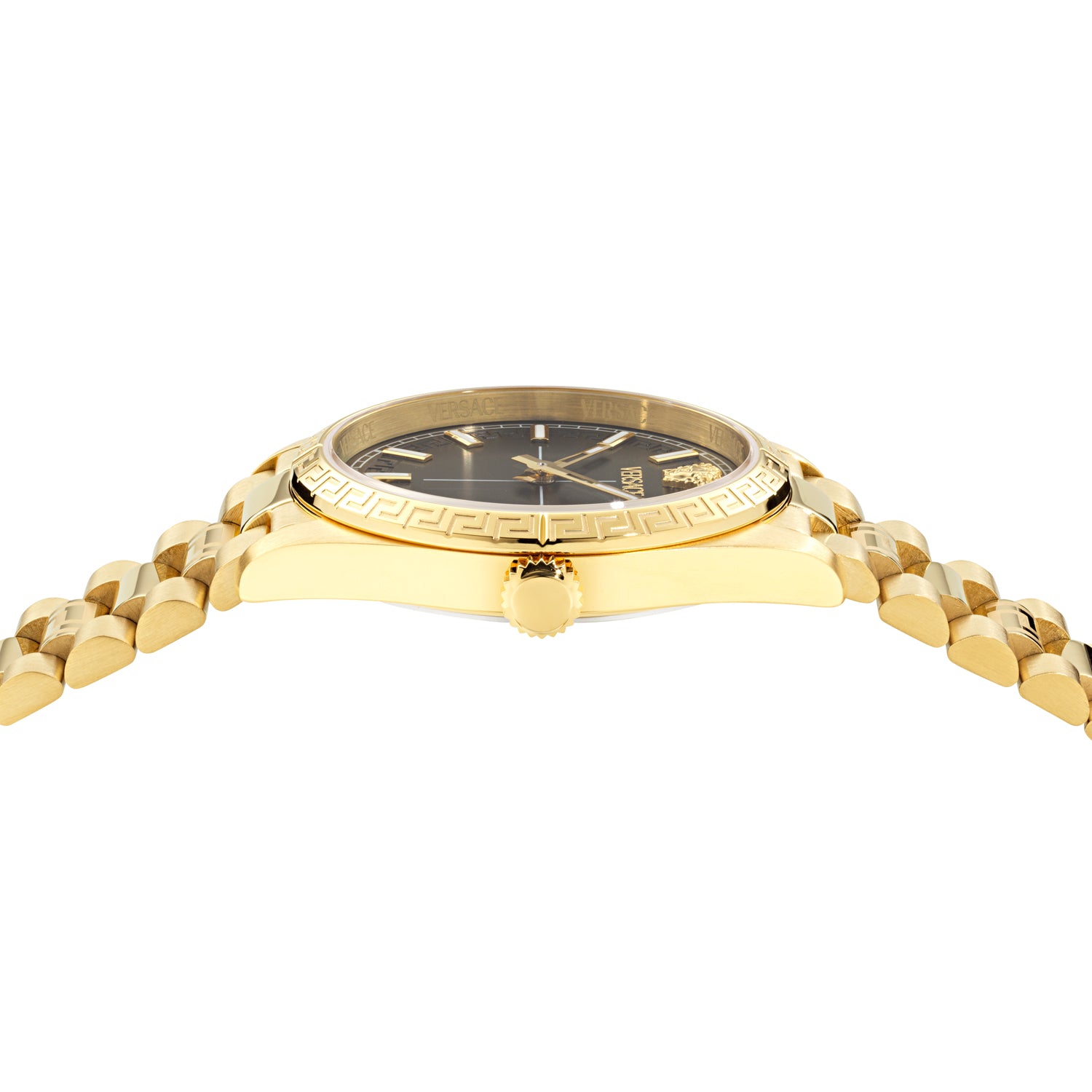 Versace Millenium L. Black Round Quartz Men Watch