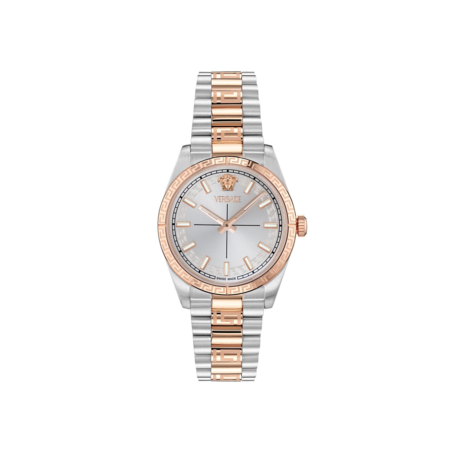 Versace Millenium L. Silver Round Quartz Women Watch