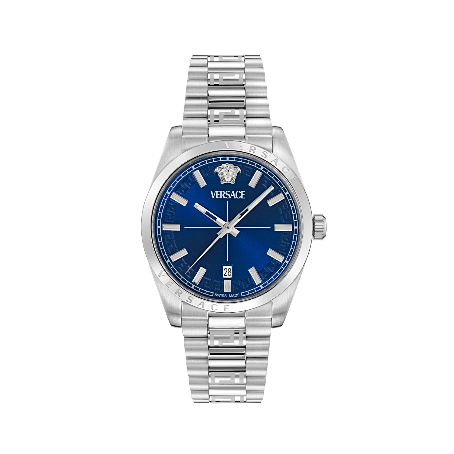Versace Millenium G Blue Round Quartz Men Watch